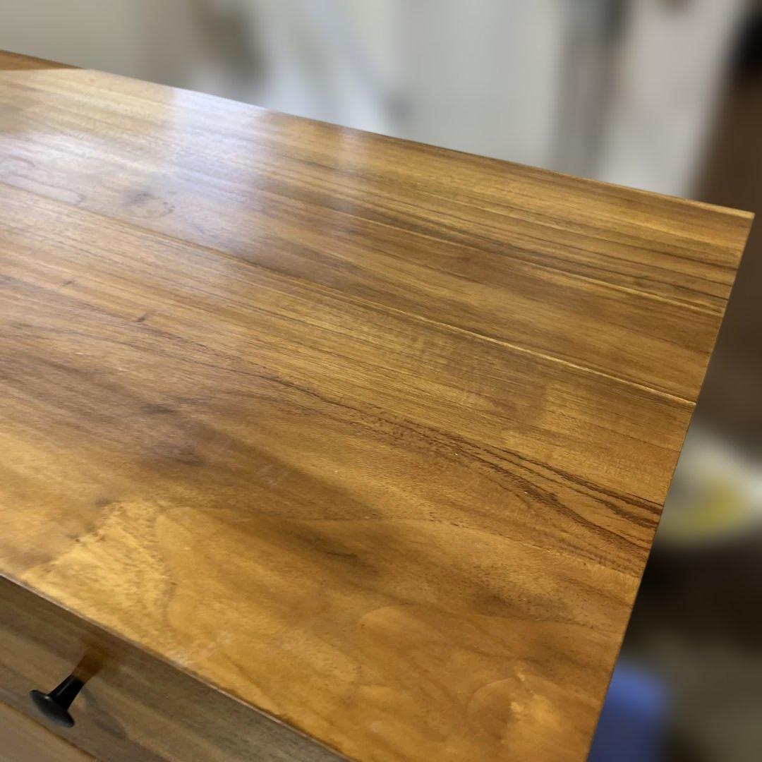 【チーク無垢材】◆ワイドチェスト◇雰囲気抜群◆程度良好！