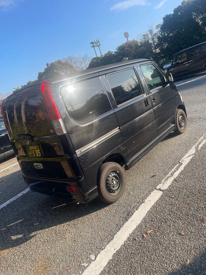ホンダ バモス　黒 軽バン 2003年式