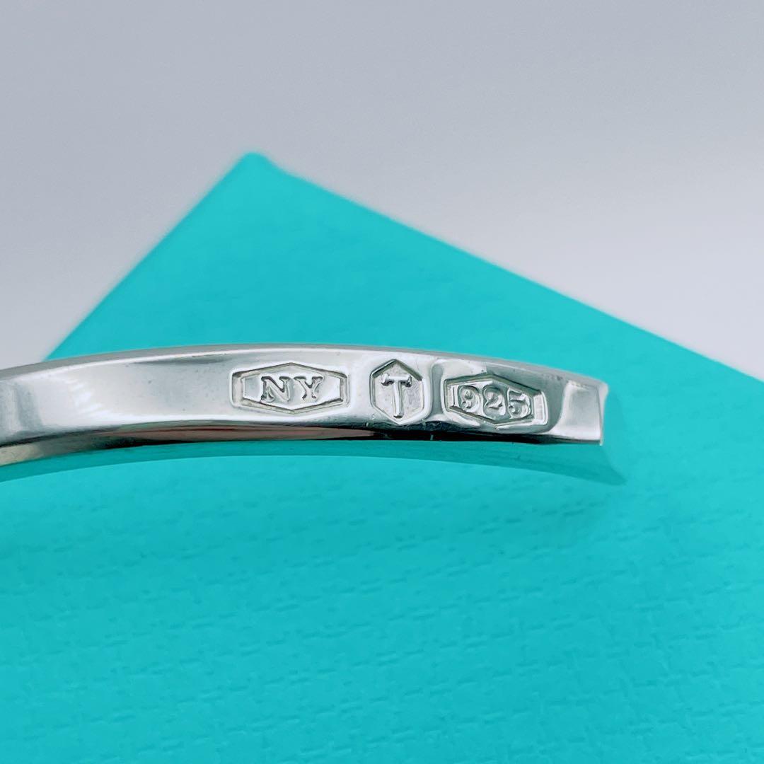 Tiffany & Co. メイカーズ　バングル　ナロー　カフ　シルバー