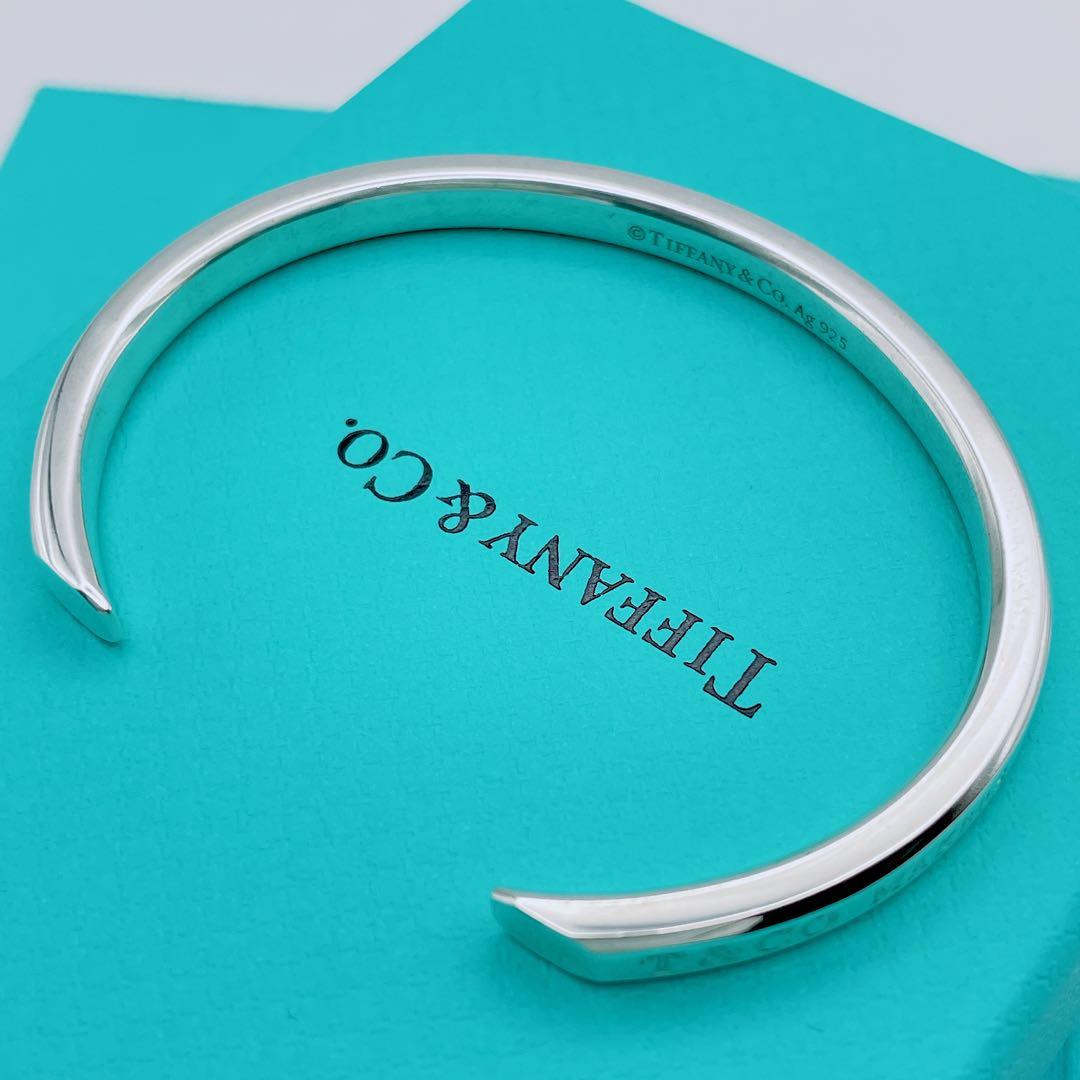 Tiffany & Co. メイカーズ　バングル　ナロー　カフ　シルバー
