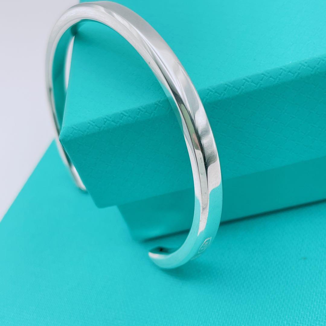 Tiffany & Co. メイカーズ　バングル　ナロー　カフ　シルバー