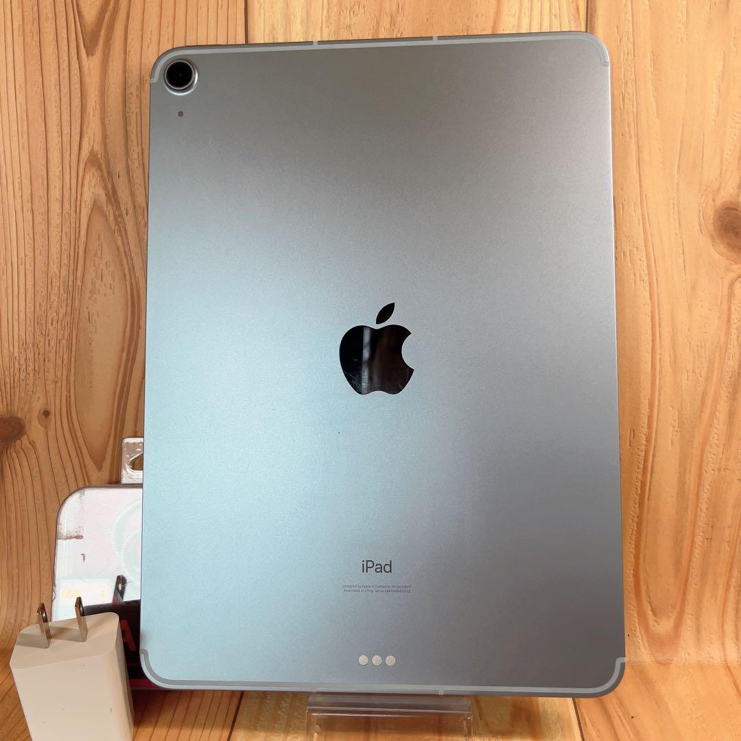 SIMフリー 本体 iPad Air 4 64 GB 042 ブルー 電池良好