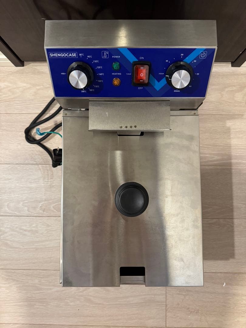 電気フライヤー 10L 卓上フライヤー 揚げ物器 ミニフライヤー 揚げ物