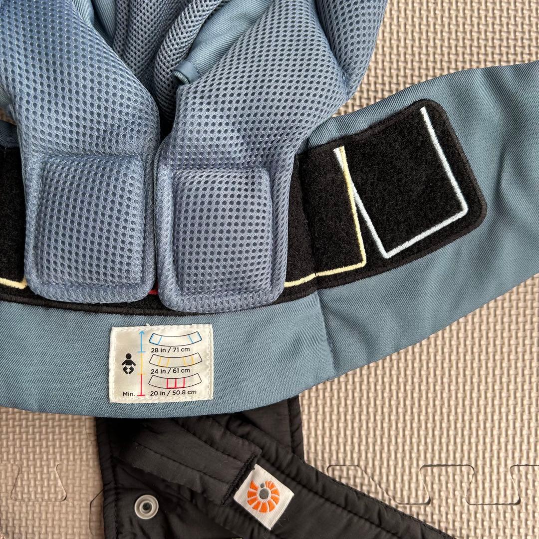 【美品】エルゴベビー　オムニ360クールエアメッシュ　オックスフォードブルー