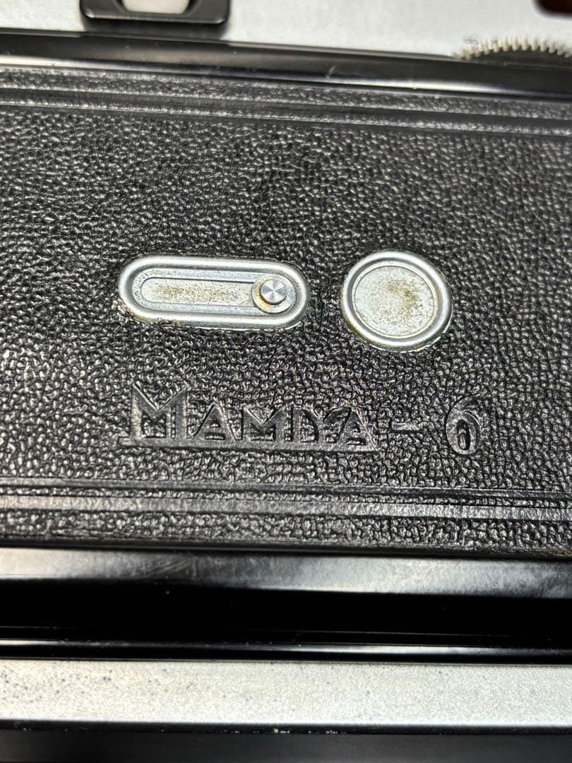 【希少品】マミヤ6 Mamiya6 ケース付き 中判蛇腹カメラ 当時物