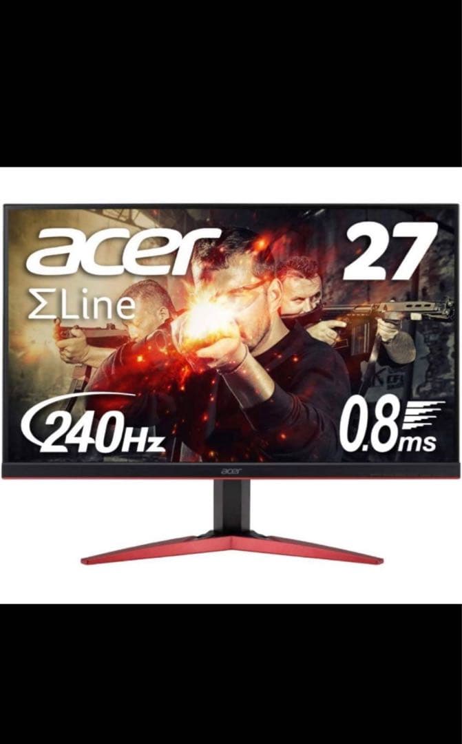 acer ゲーミングモニター 240hz