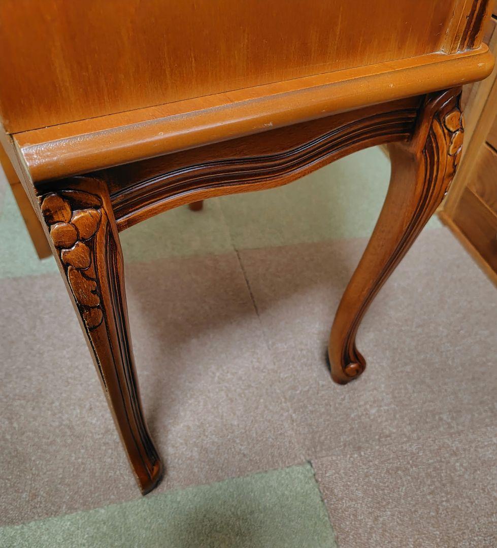 象嵌　猫脚　サイドチェスト　コンソールテーブル