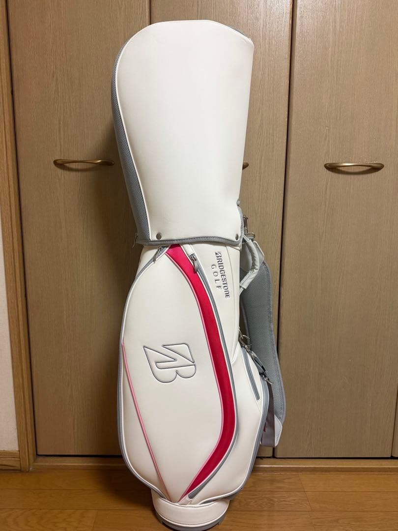 BRIDGESTONE GOLF ゴルフバッグ ホワイト/ピンク