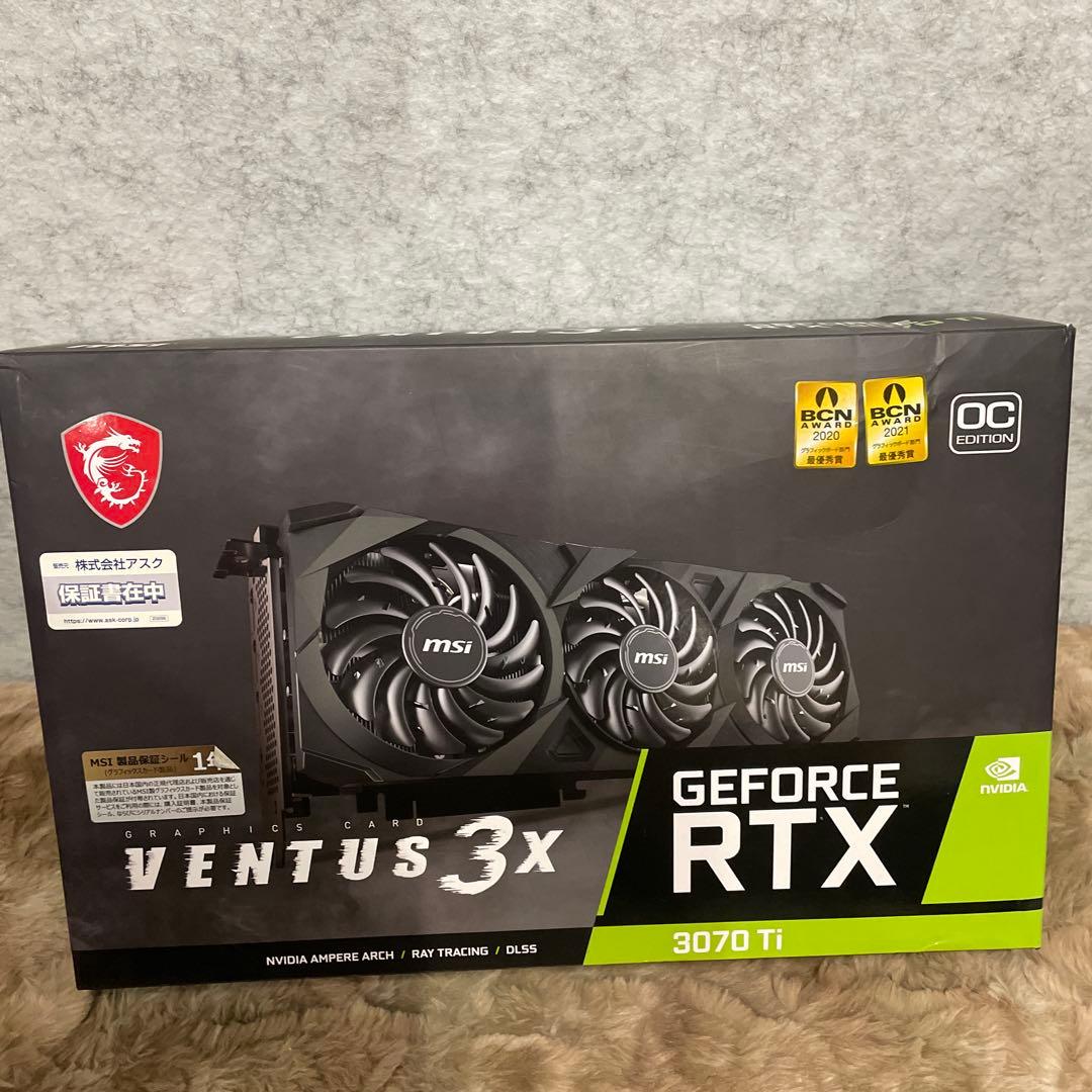 グラフィックボード・グラボ・ビデオカード MSI GeForce RTX 3070 Ti VENTUS 3X 8G OC