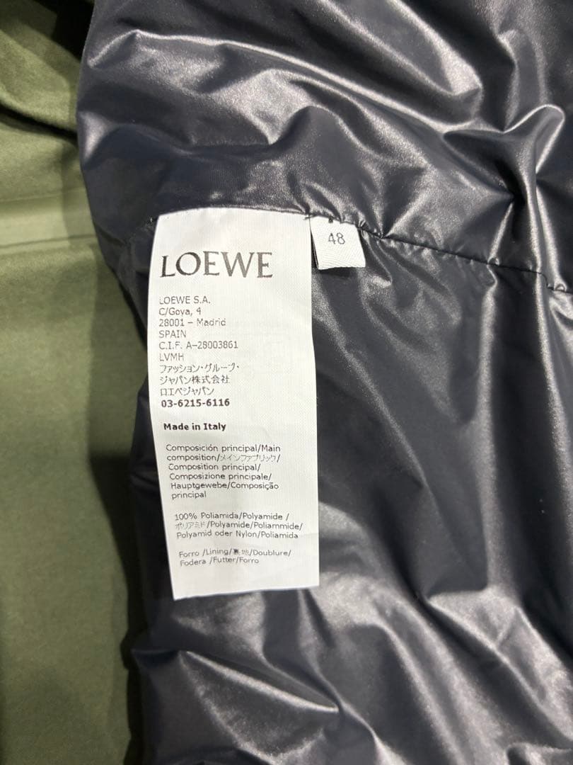 ロエベ LOEWE 24SS Militaryジャケットフーディパーカー48