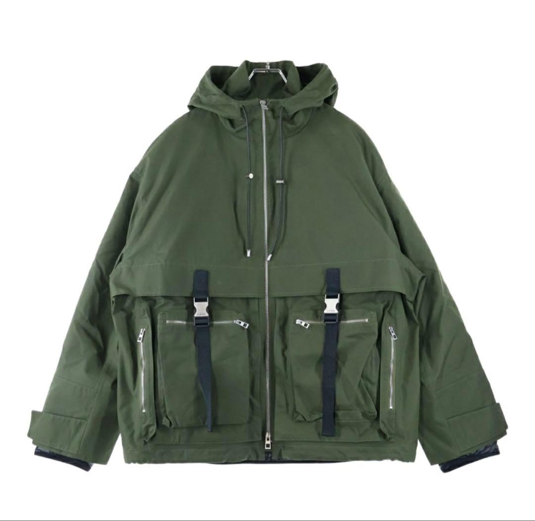 ロエベ LOEWE 24SS Militaryジャケットフーディパーカー48