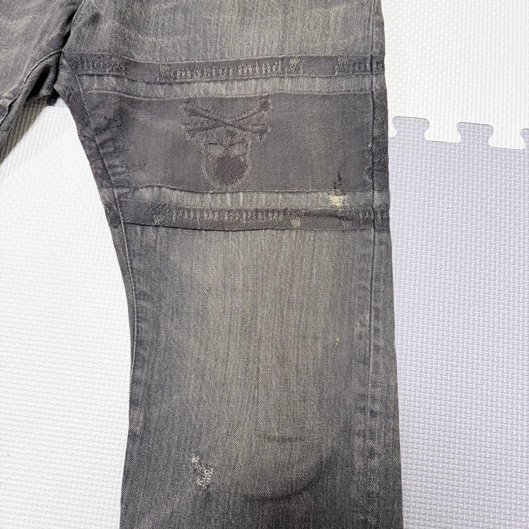 希少MastermindJAPAN マスターマインドジャパン　ブラックジーンズ