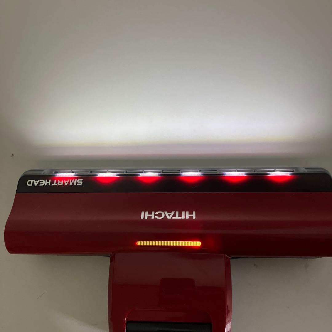 日立　掃除機　ヘッド　回転ブラシ　D-AP51　赤　パワかるサイクロン　中古良品