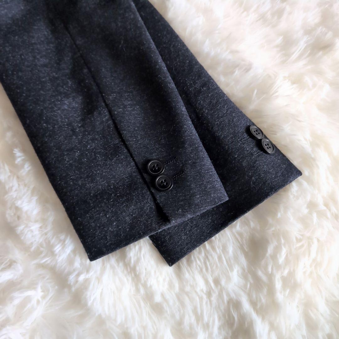 美品 ZARA ストレッチ ウォッシャブル スーツ セットアップ 52 ネイビー