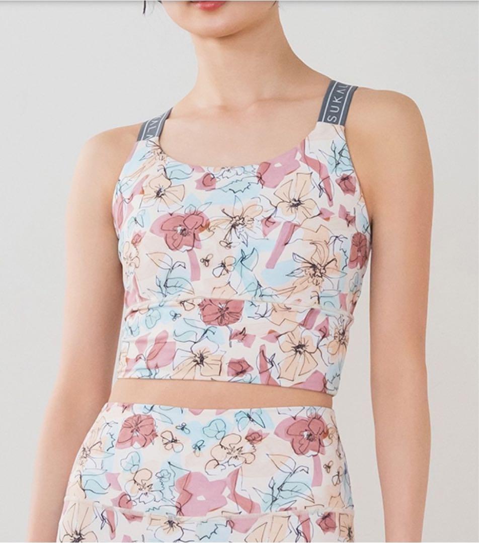 【SUKALA】2025年新作！【新品】ミックスフラワークロスロゴブラトップ！