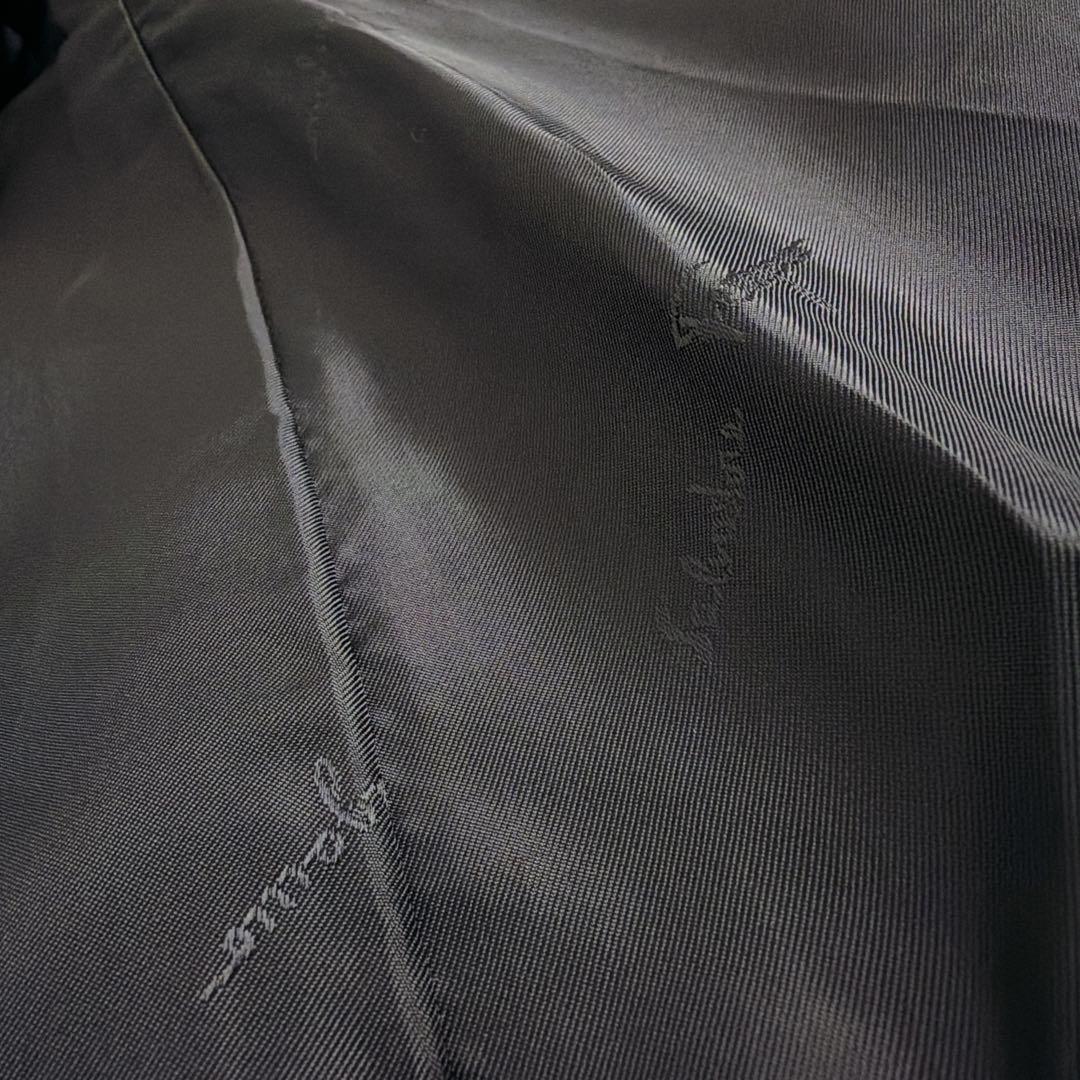 新品タグ付 フェラガモ カシミヤ混 ガンチーニ コート 52 XL 黒