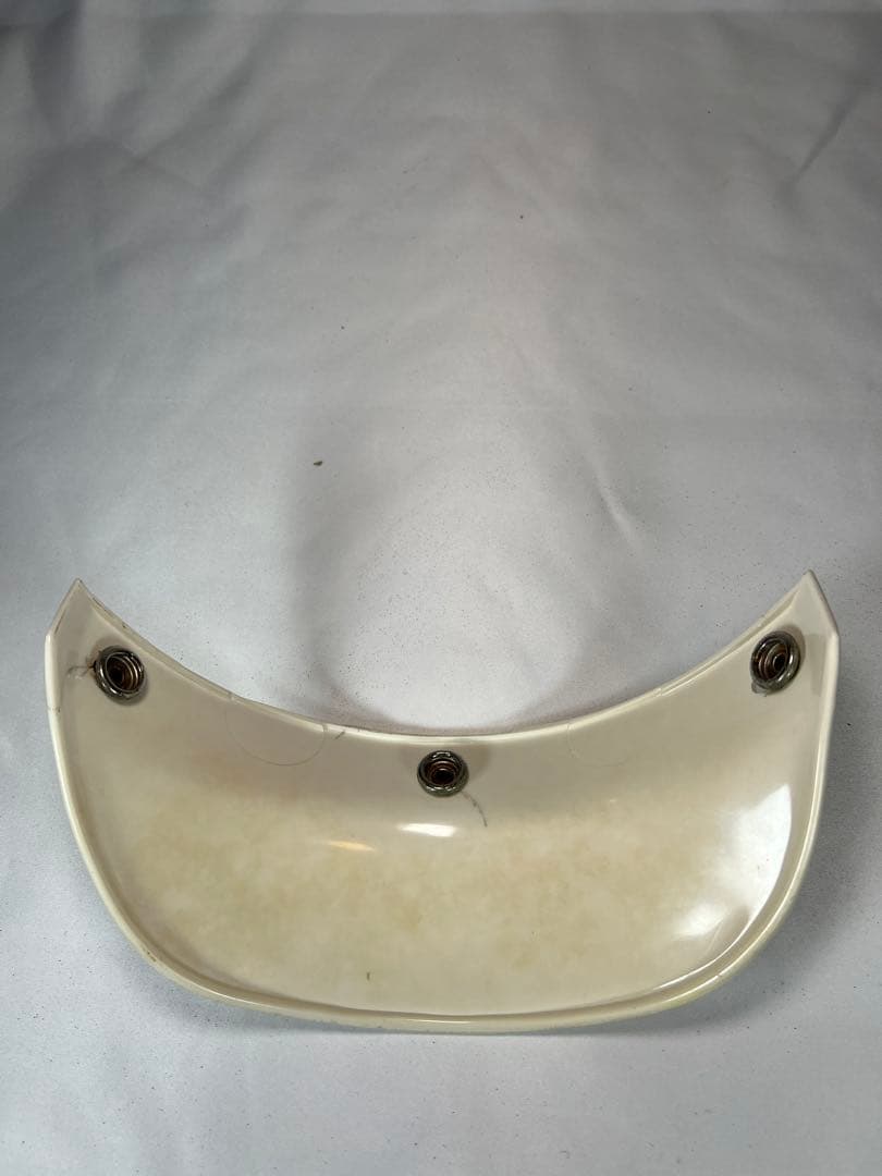 BUCO オリジナルバイザー　白　ホワイト　ブコ　ハーフ　ビンテージヘルメット