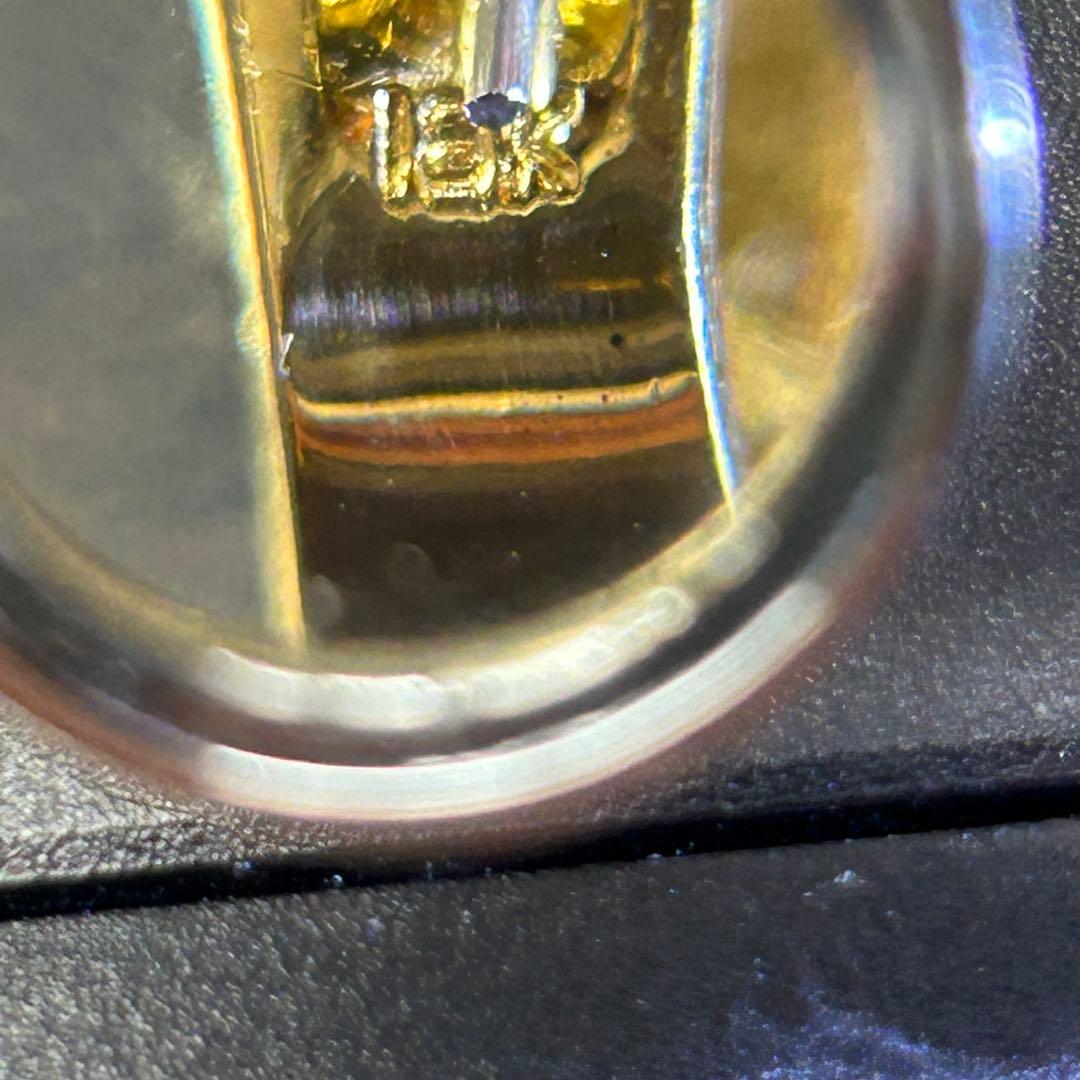 クレア様 美品　18K刻印　天然石オパール　ゴールド金色　ネクタイピン・タイピン