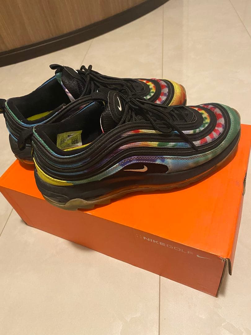 シューズ(男性用) Nike Air Max 97 Golf 'Tie Dye' 27.5