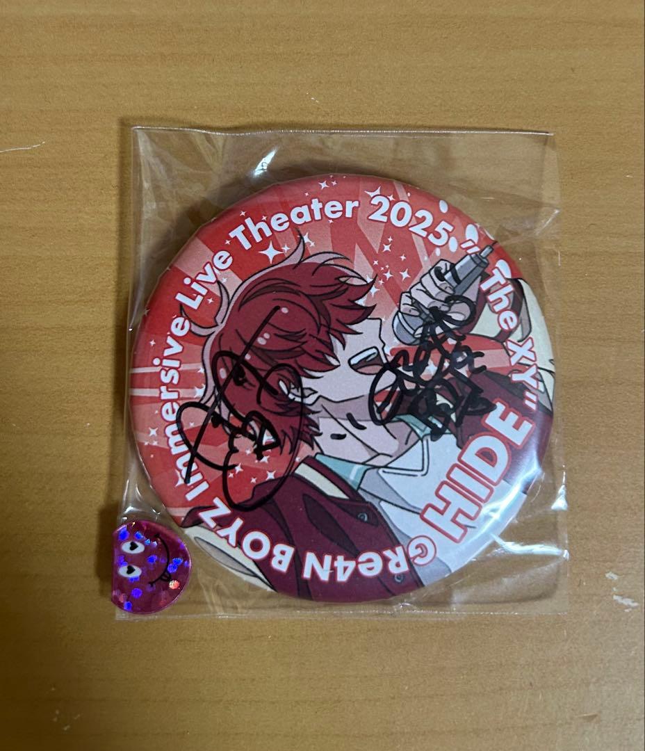 GRe4N BOYZ 缶バッチ　サイン付き