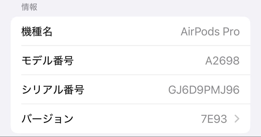 AirPods Pro 2(Lightning)両耳のみ