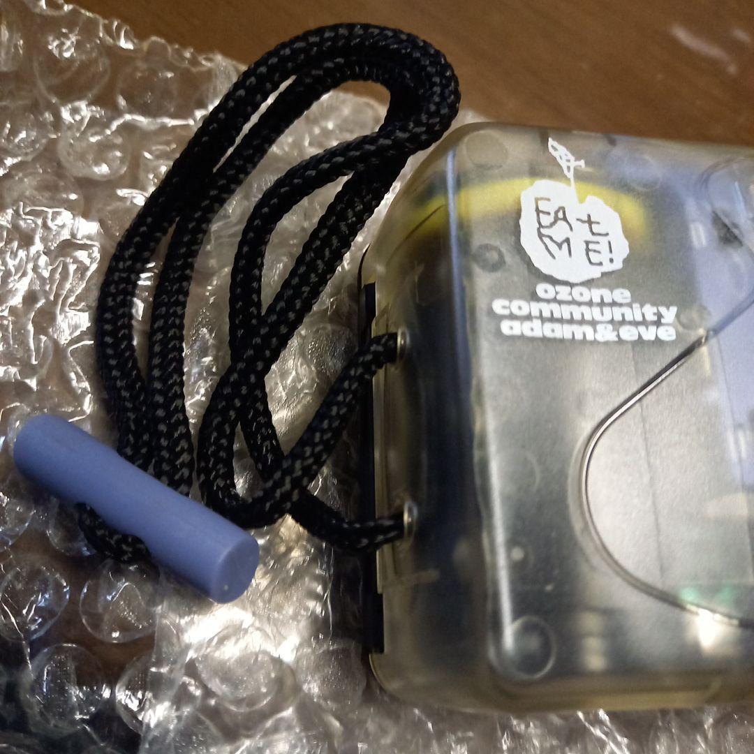 ☆ノベルティ☆レア☆平成☆オゾンコミニティ☆レトロ☆スケルトン♪カメラ