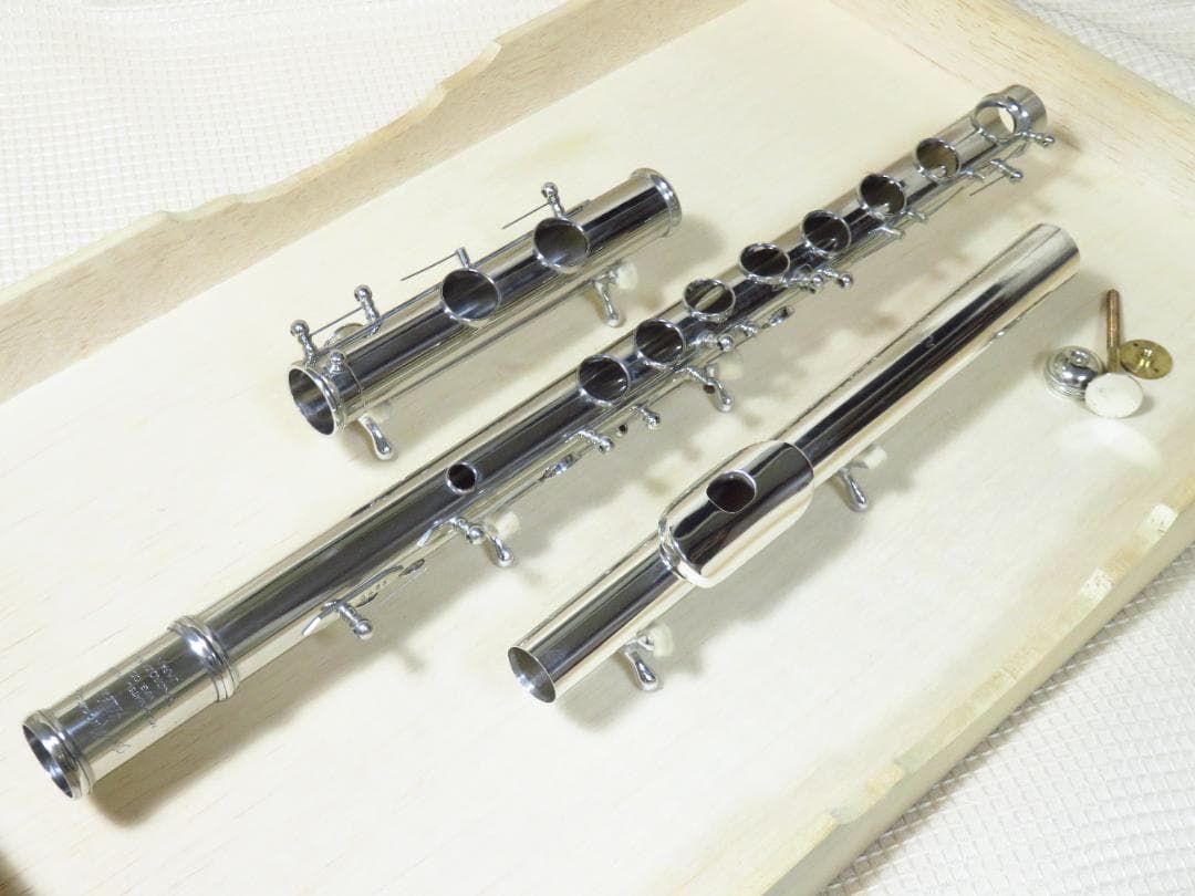 メンテナンス済　フルート　頭部管銀製　オールド ムラマツ　Muramatsu