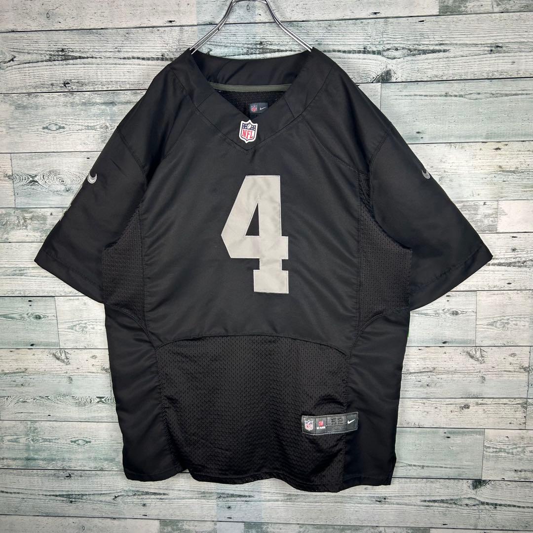 ナイキ NFL 全刺繍 レイダース アメフトゲームシャツ XL 5519