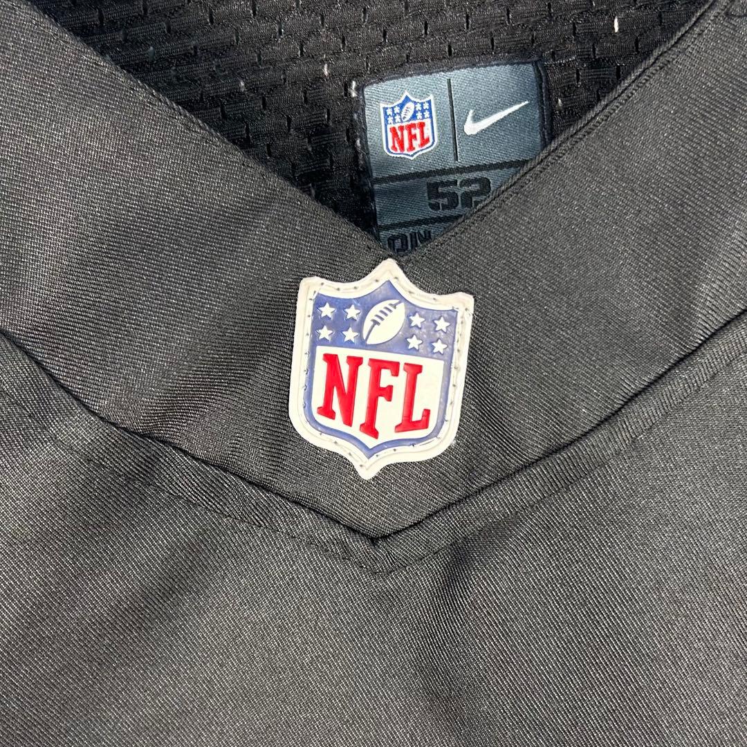ナイキ NFL 全刺繍 レイダース アメフトゲームシャツ XL 5519