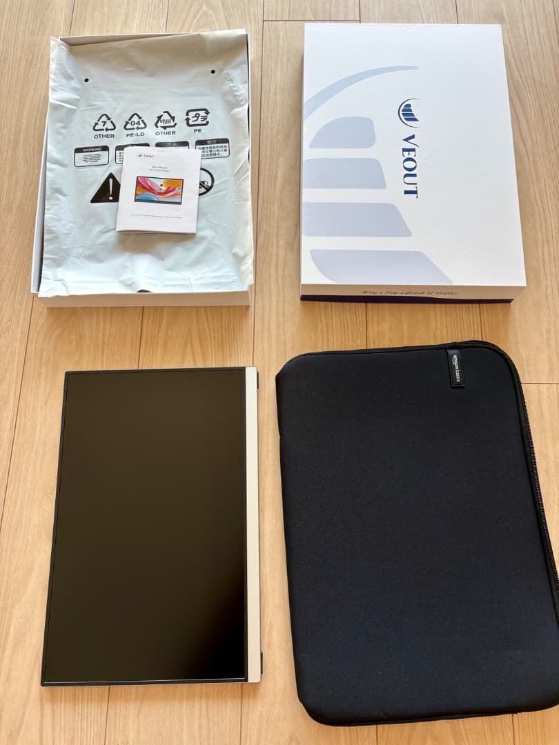 【値下げ】VEOUT 16インチモニター + Amazonベーシックケース