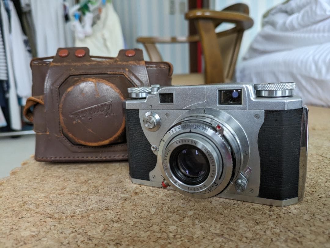 貴重！渋い！かっこいいコニカⅡ　アンティークカメラ