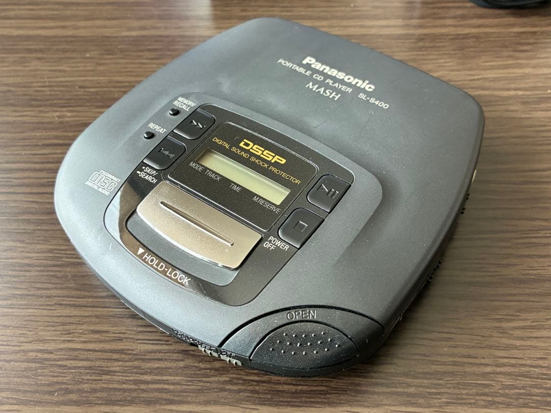 【美品】Panasonic ポータブルCDプレーヤー SL-S400 光出力
