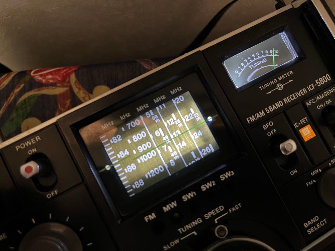 ●SONY　スカイセンサ－　ICF5800　●昭和のBCL傑作機！