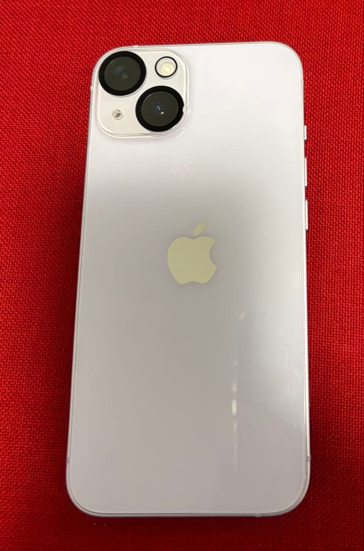 Apple iPhone 14パープル128GB本体　画面割れ有り、動作良好