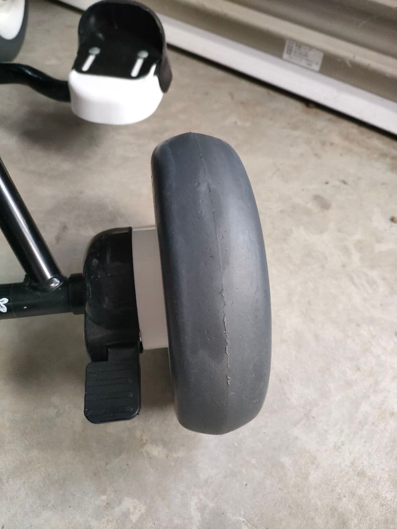 美品　ides 折りたたみおさんぽコンポ　折りたたみ三輪車　グレー　説明書箱付き