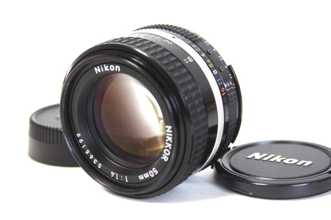 【美品】Nikon Ai-S NIKKOR 50mm F1.4 爪なし ニコン