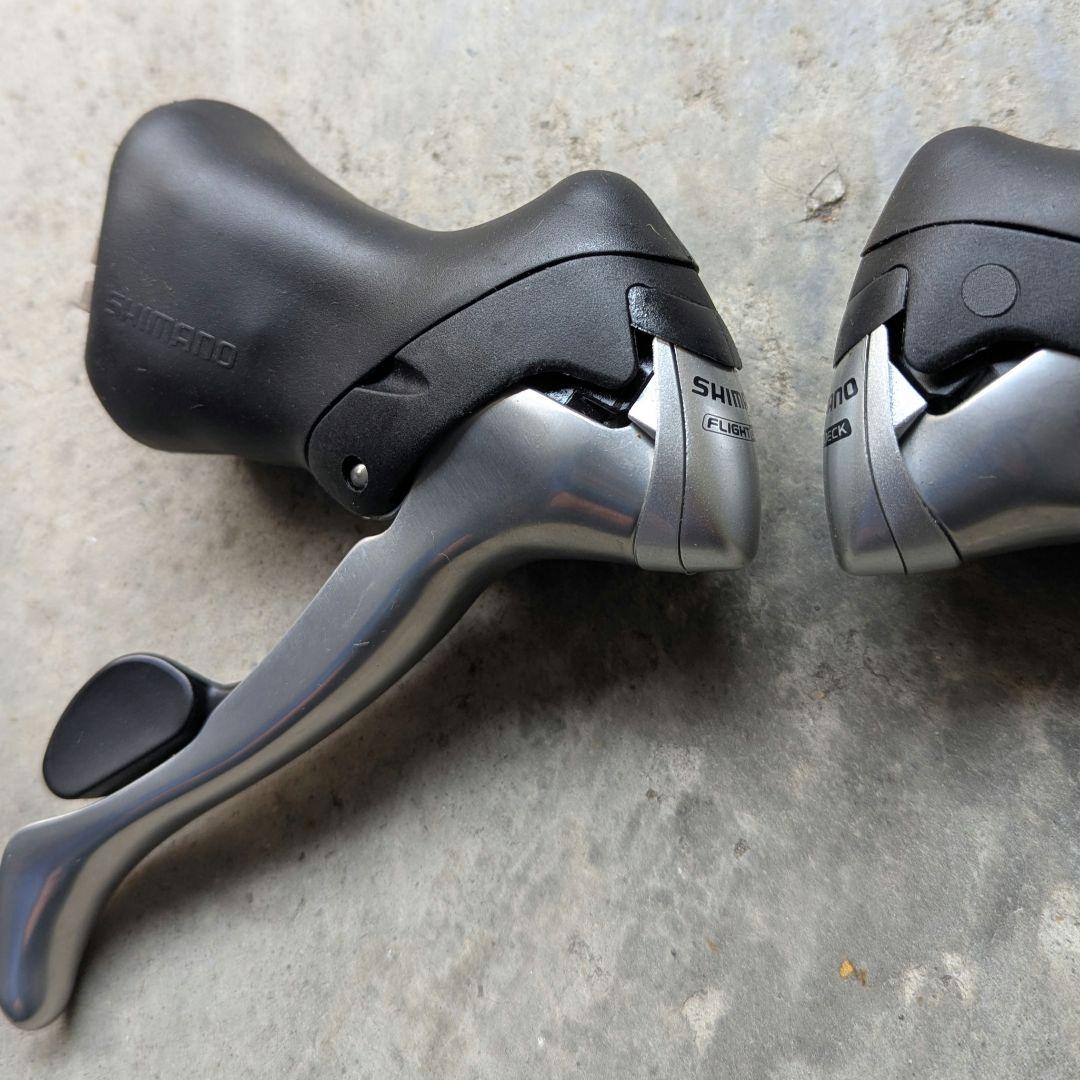 ビンテージ レア Shimano ST-R600 STIレバー左右セット 美品