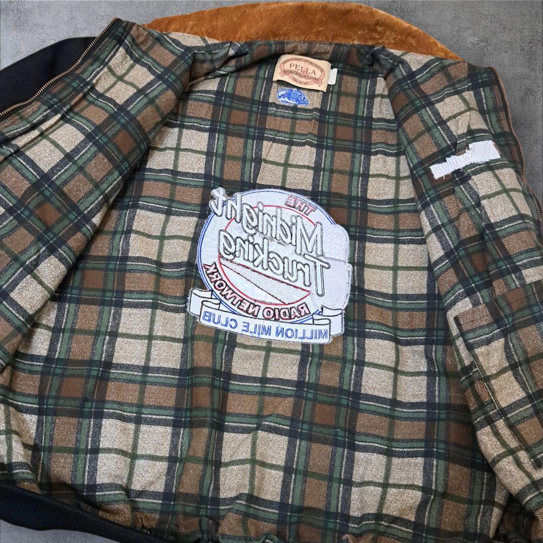 ダックジャケット ヴィンテージ 90年代 バック刺繍 USA製 サンタフェ