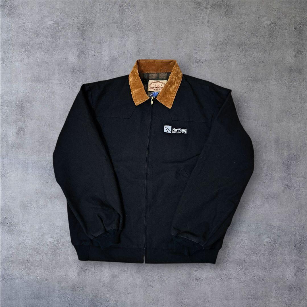 ダックジャケット ヴィンテージ 90年代 バック刺繍 USA製 サンタフェ