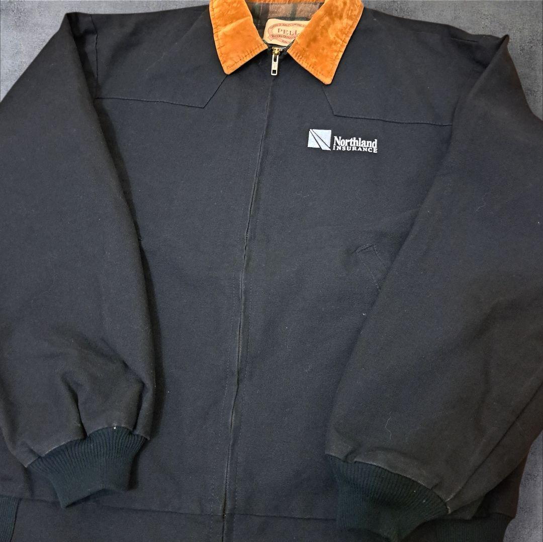 ダックジャケット ヴィンテージ 90年代 バック刺繍 USA製 サンタフェ