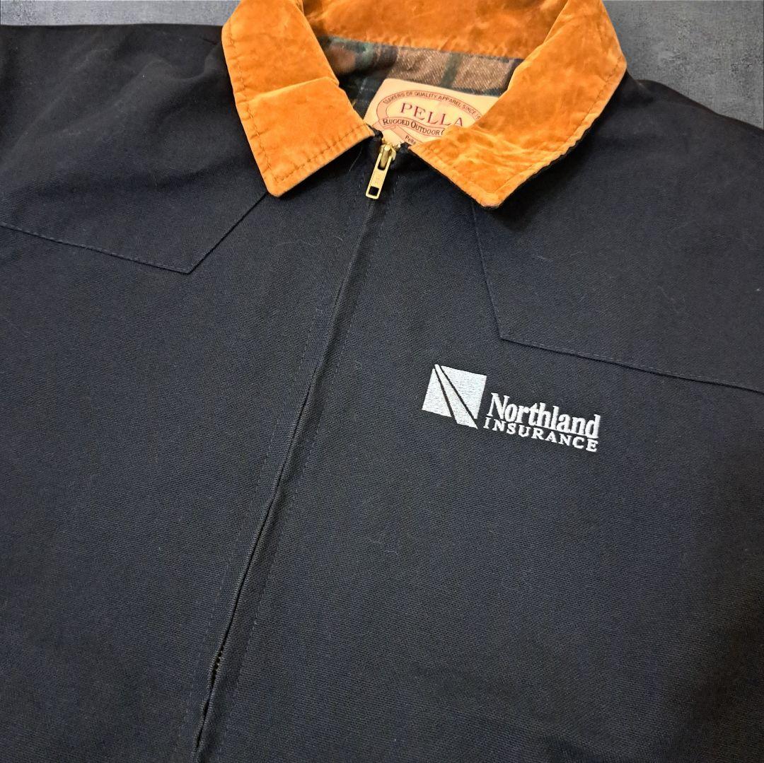 ダックジャケット ヴィンテージ 90年代 バック刺繍 USA製 サンタフェ