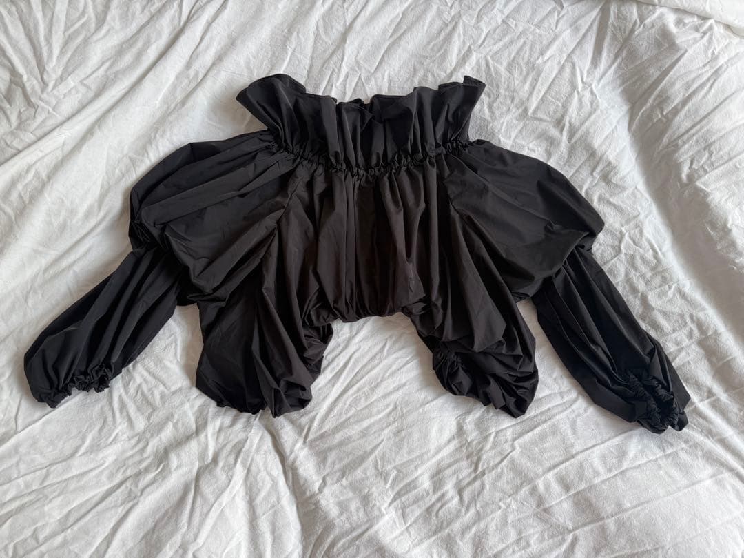 美品　ENFOLD オフショルダートップス　黒