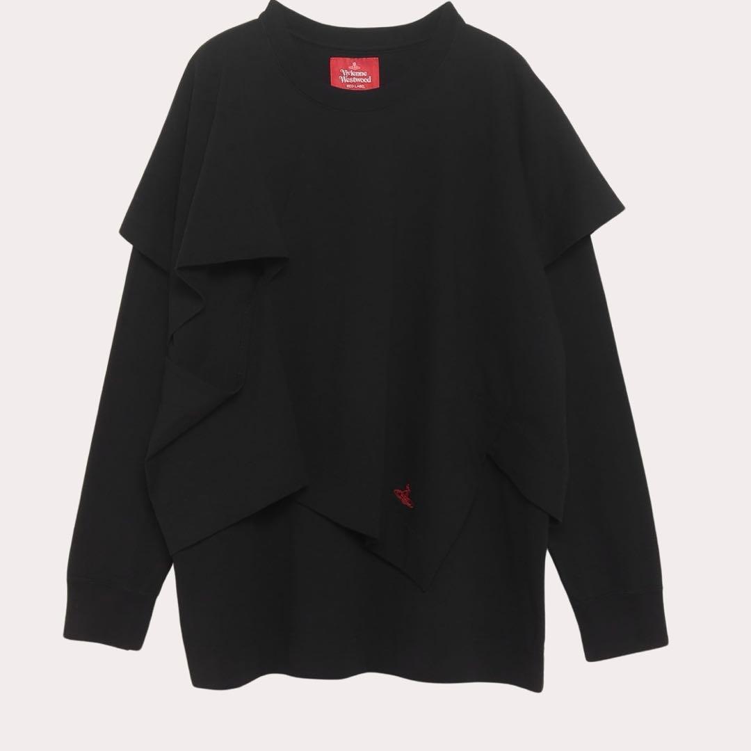 ヴィヴィアンウエストウッドUSAコットンオーガニック天竺レイヤードトップ