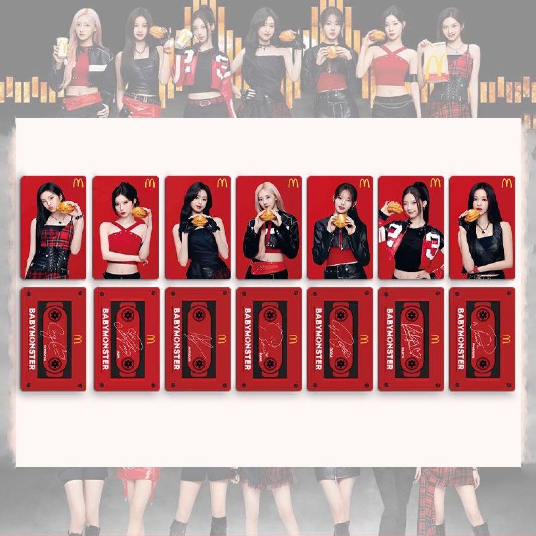 マクドナルド K-POPタレントカード 7枚セット