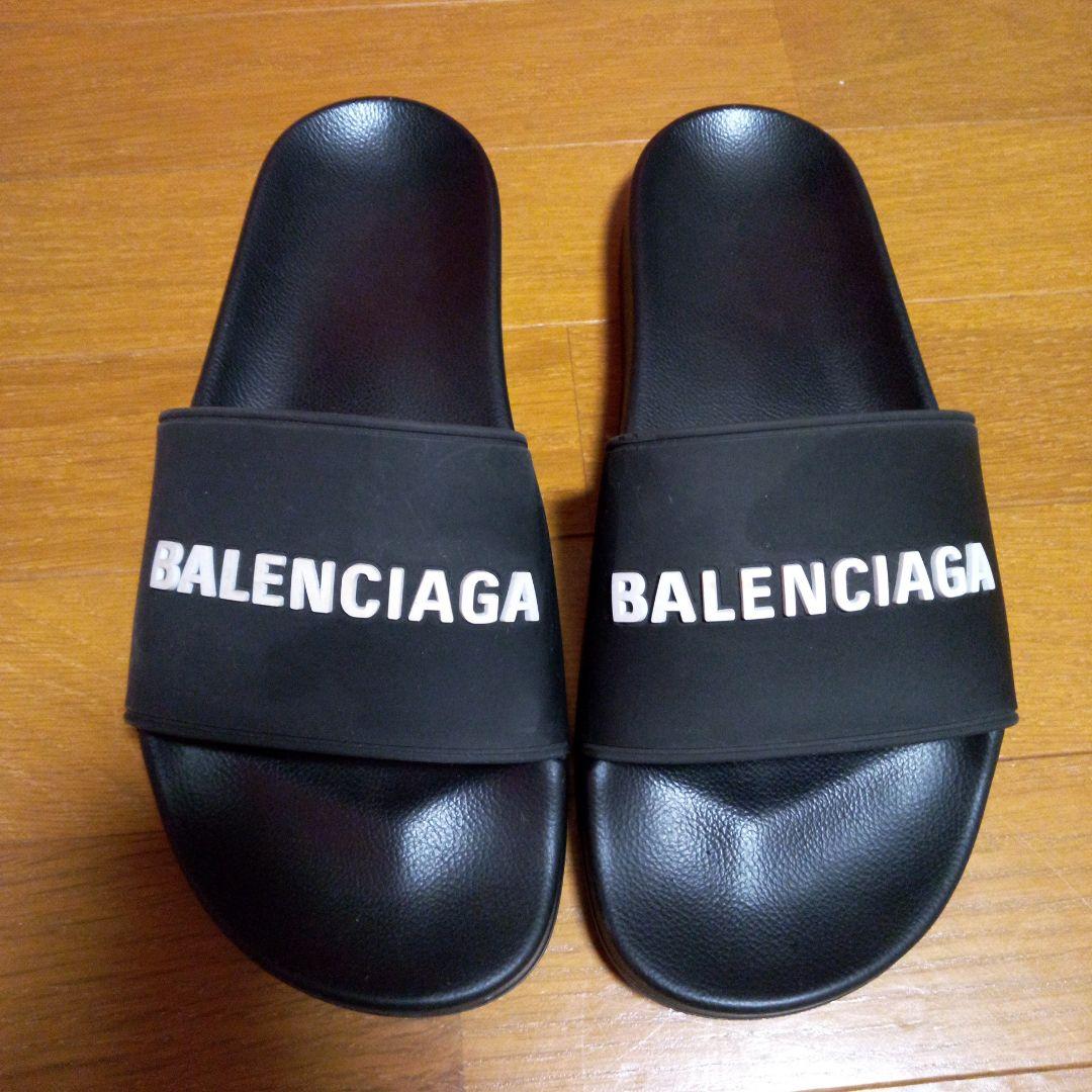 BALENCIAGA ビーチサンダル ブラック