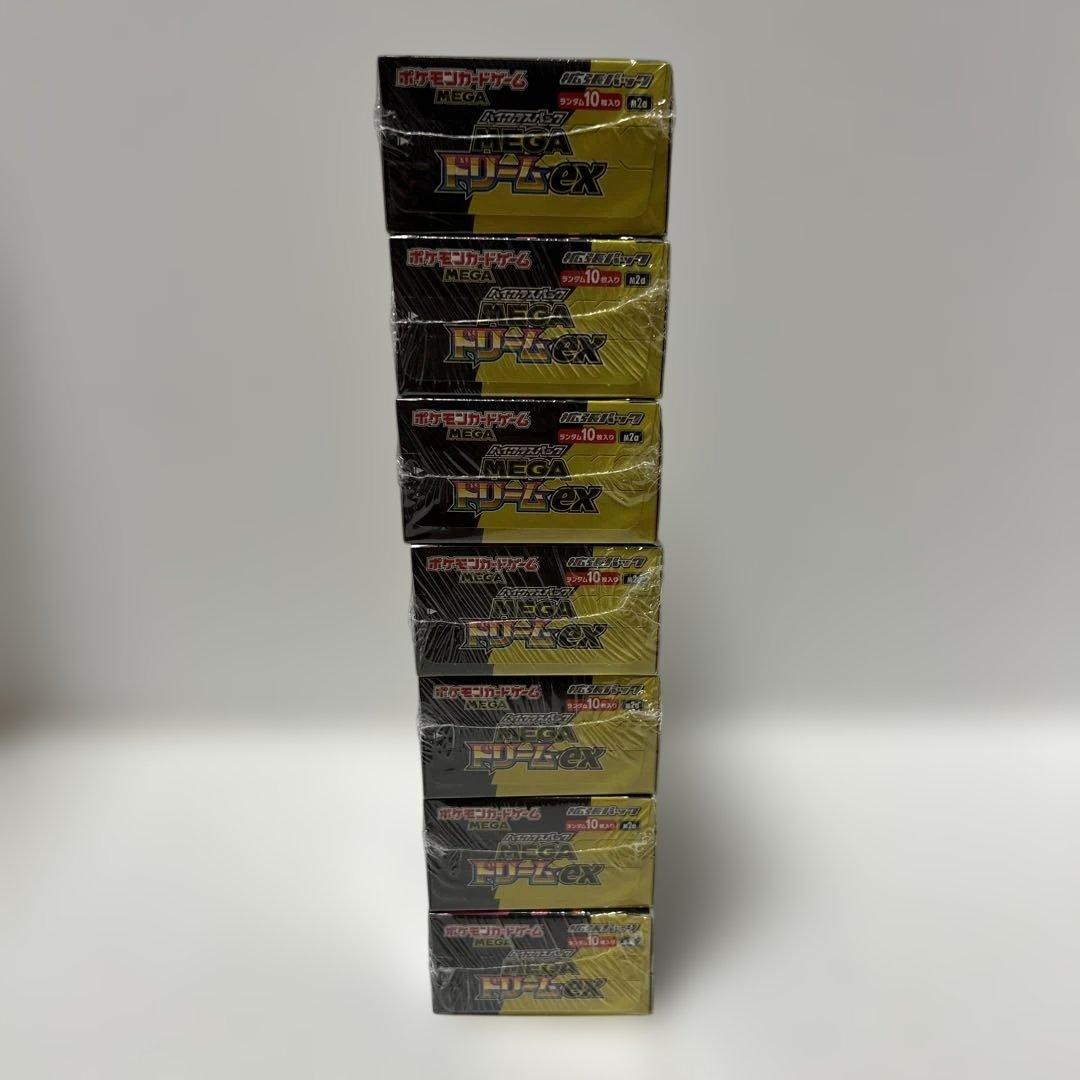 ポケモンカード　MEGAドリームex 7BOX シュリンク付　未開封