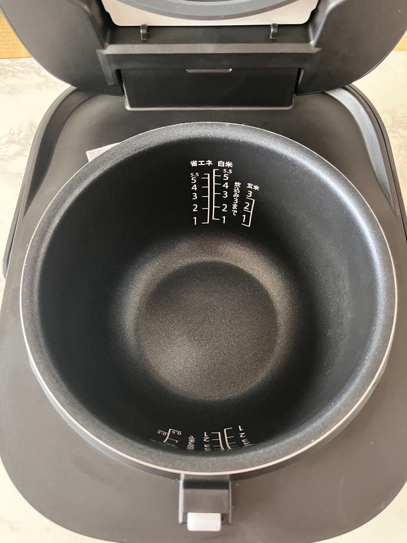 【美品】YAMAZEN山善　炊飯器5.5合IH YJN-E101 Bブラック