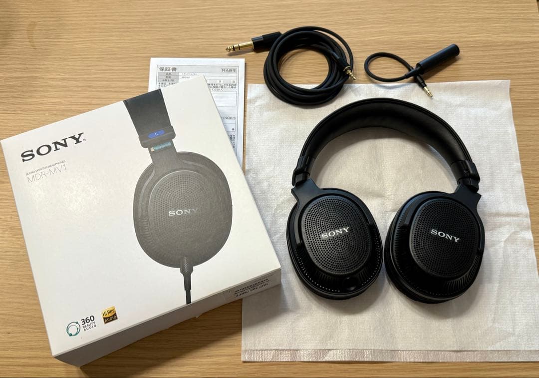 SONY MDR-MV1 高音質モニターヘッドホン 美品