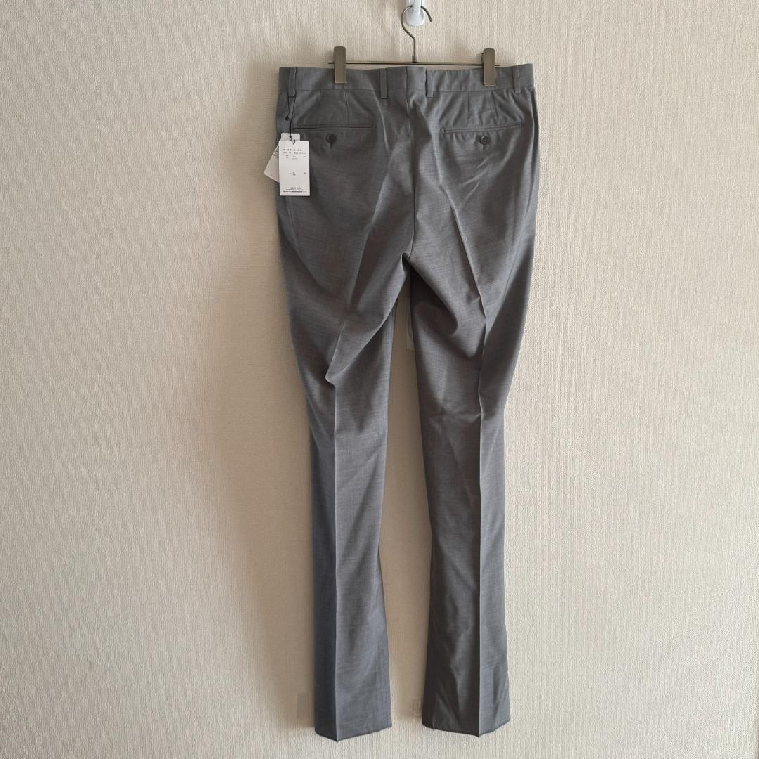 【未使用】 TOMORROWLAND 2プリーツ パンツ 50 グレー