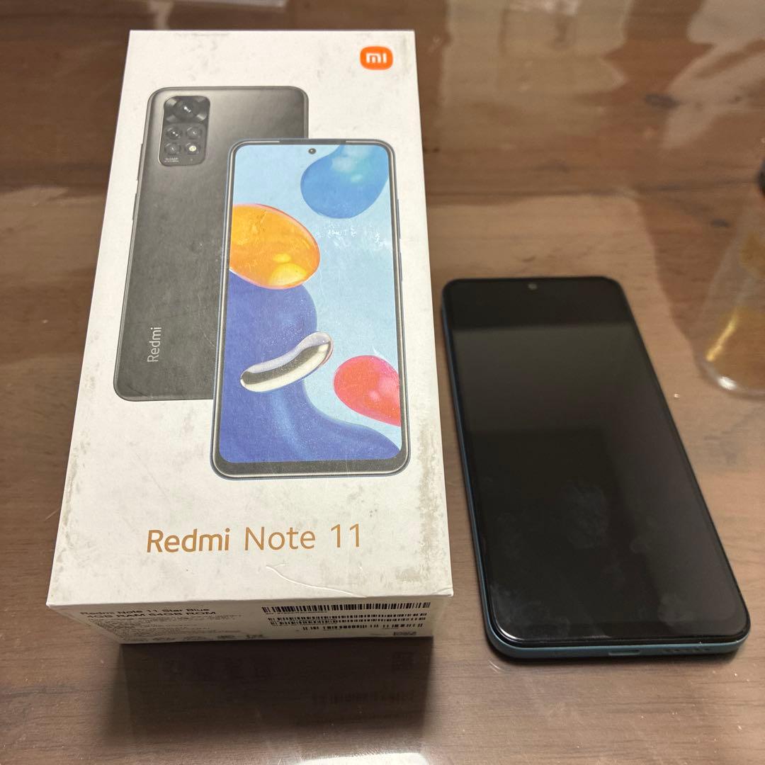 Xiaomi Redmi Note 11スターブルー　SIMフリー 本体のみ